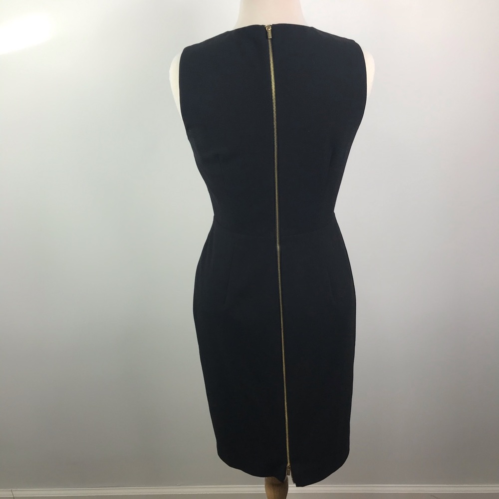 Calvin Klein sleeveless geometric style zip dress - Picture 5 of 8
